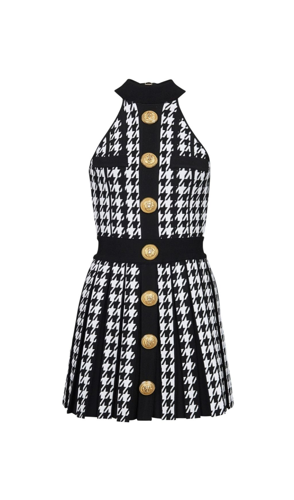 Fusayo Halter Graphic Mini Dress