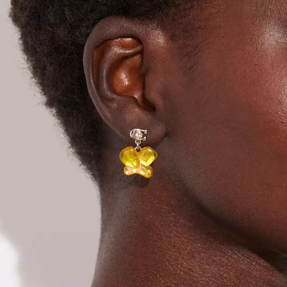 Bumble Bee Pretzel Mismatch Earrings
