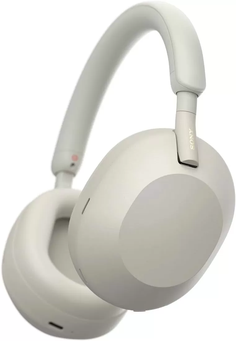Sony WH-1000XM5 Noise Canceling Wireless Headphones - 30hr Battery Life - Over-Ear Style - Optimized for Alexa and Google Assistant - Built-in mic for Calls - Silver