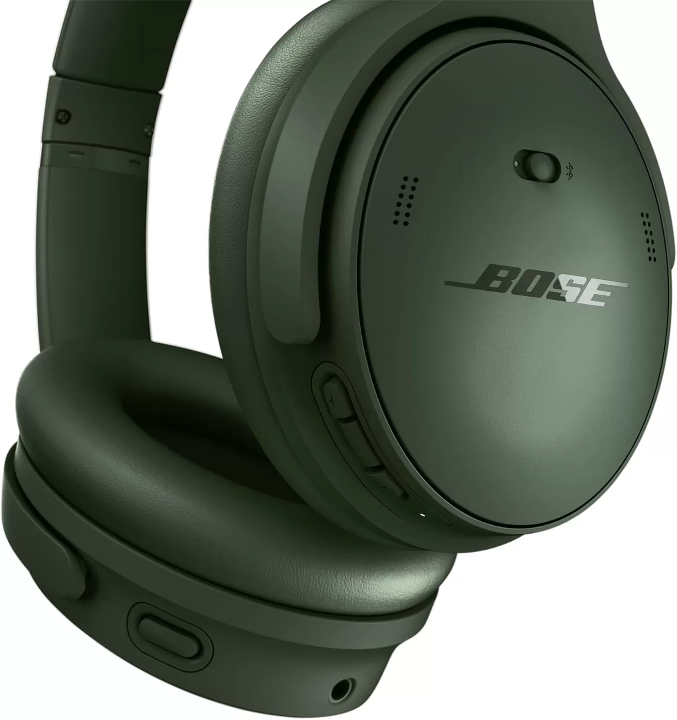 NEW Bose QuietComfort Wireless Noise Cancelling Headphones, Bluetooth Over Ear Headphones with Up To 24 Hours of Battery Life, White Smoke