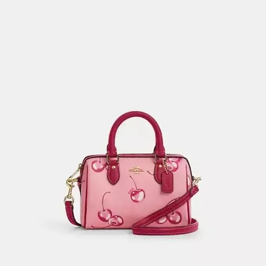 Mini Crossbody With Cherry Print