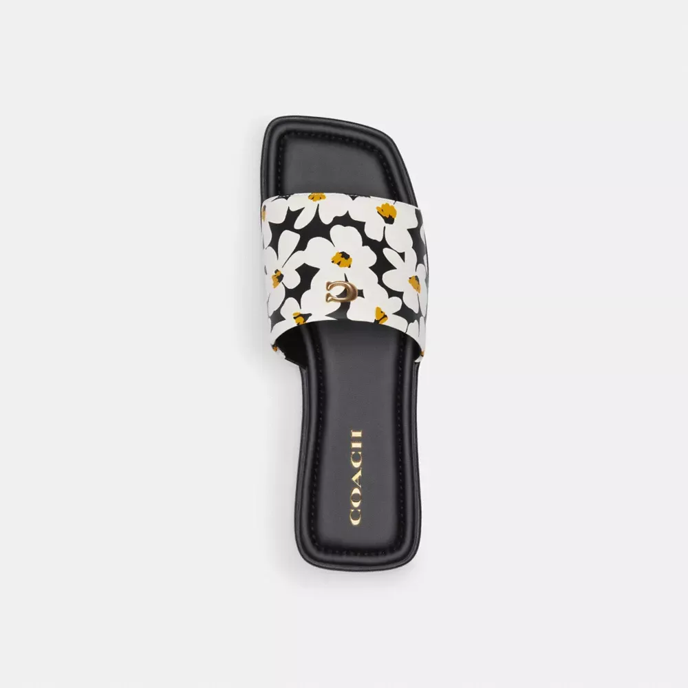 Florence Sandal With Floral Print