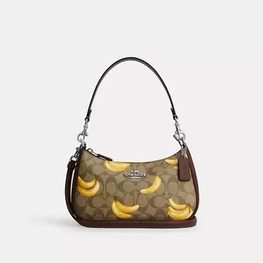 Shoulder Bag With Banana Print