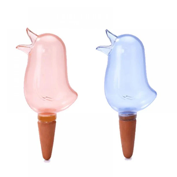 Self Spike Planter Drip Watering Bird