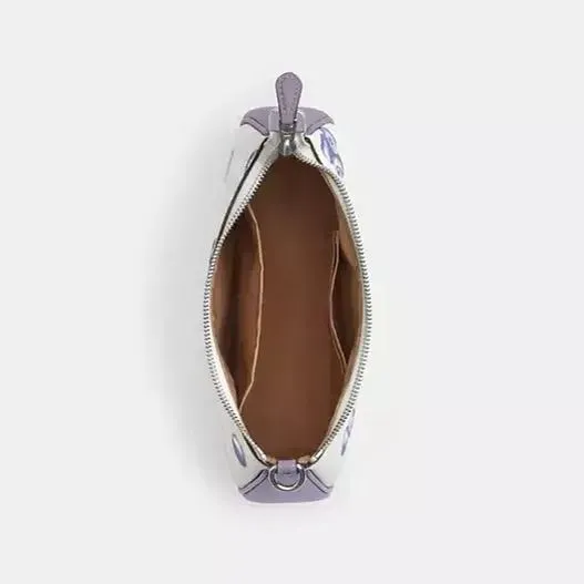 Shoulder Bag With Blueberry Print