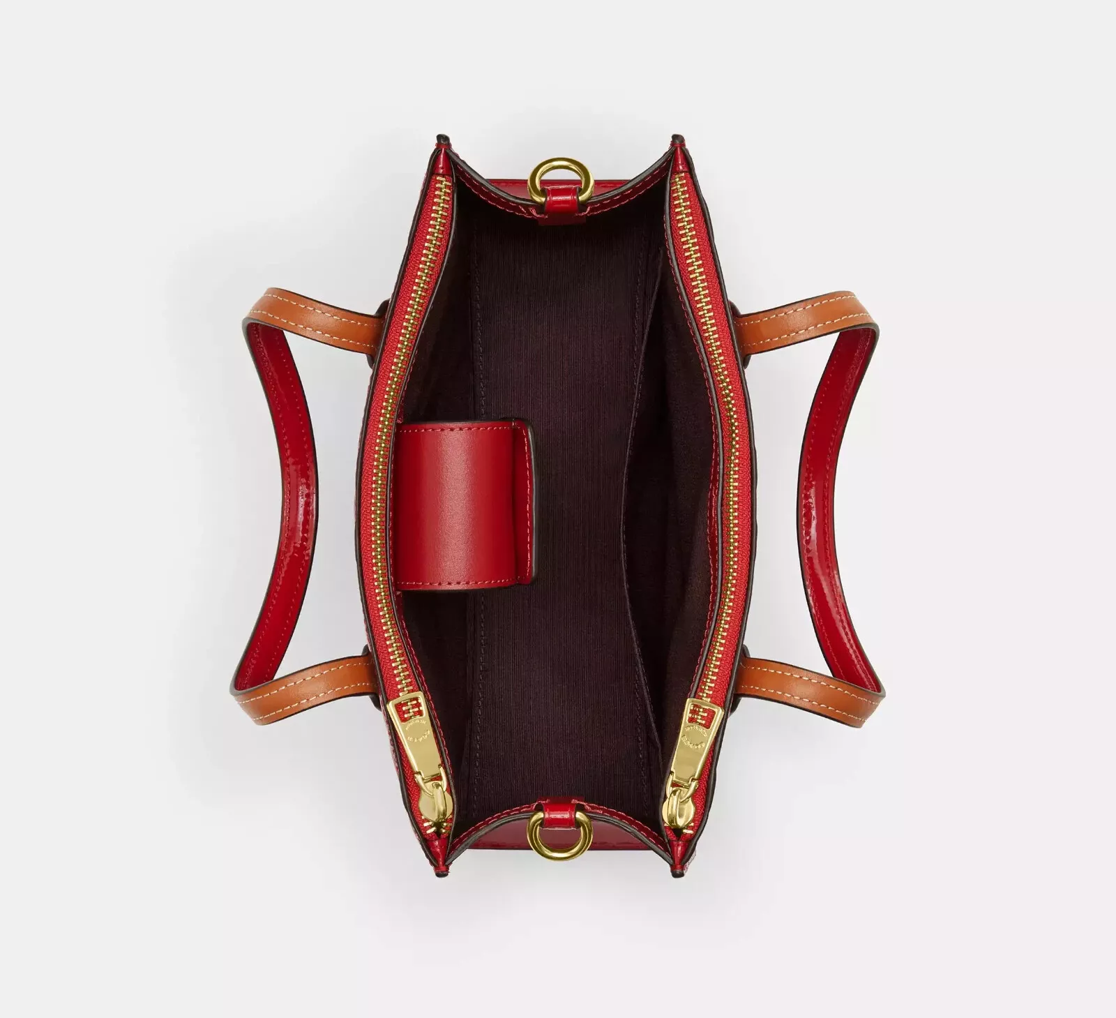 Coach Nina Small Tote Bag In Signature Leather CV400