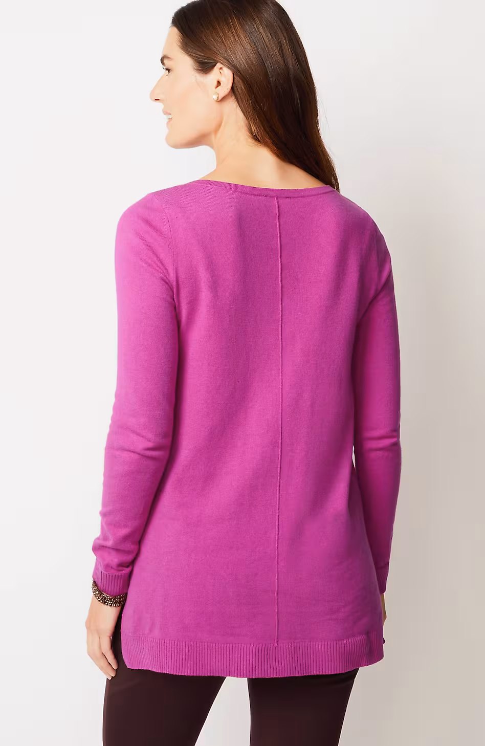 Pintucked Sweater-Tunic