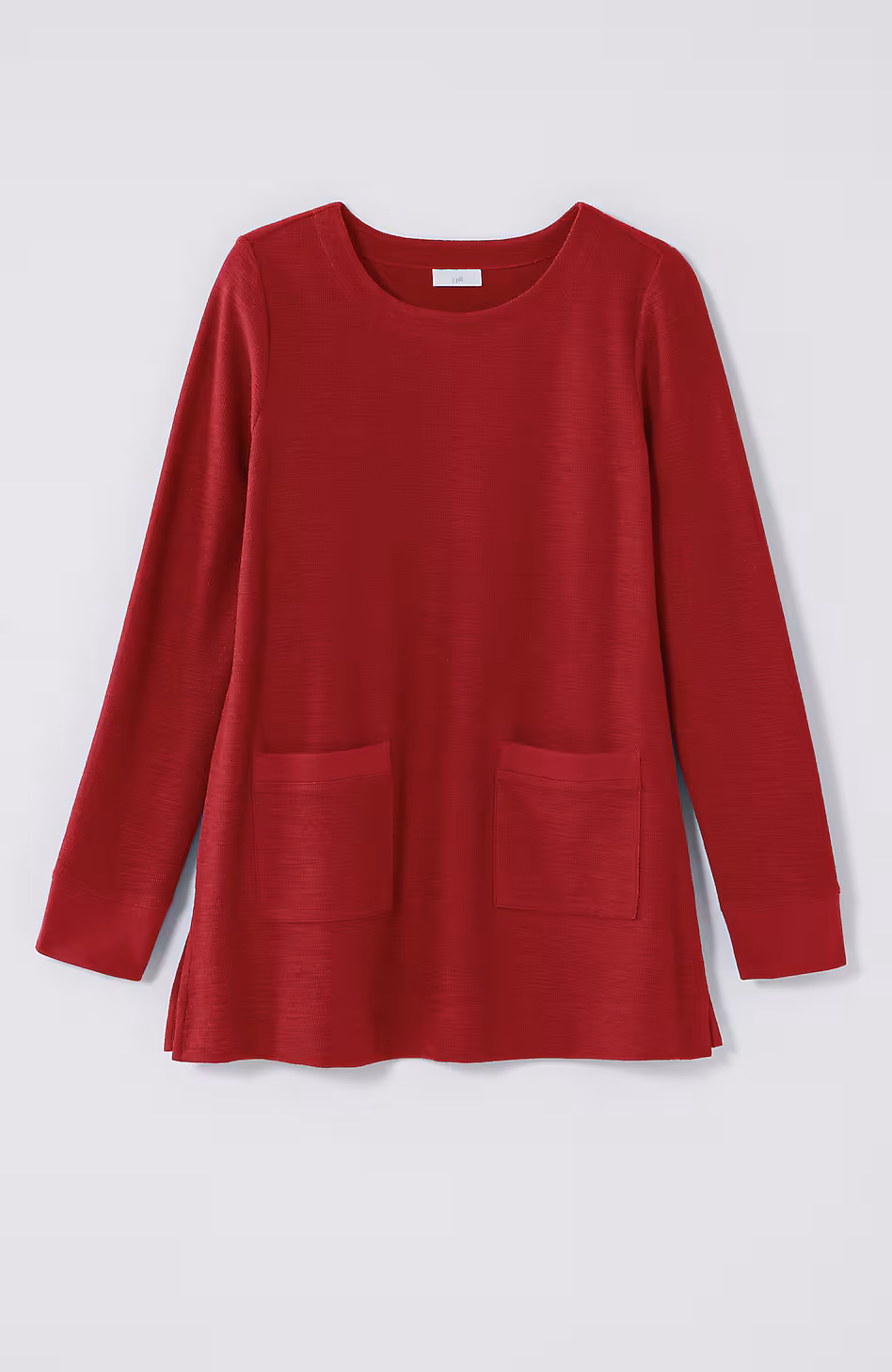 Textured Patch-Pocket Tunic