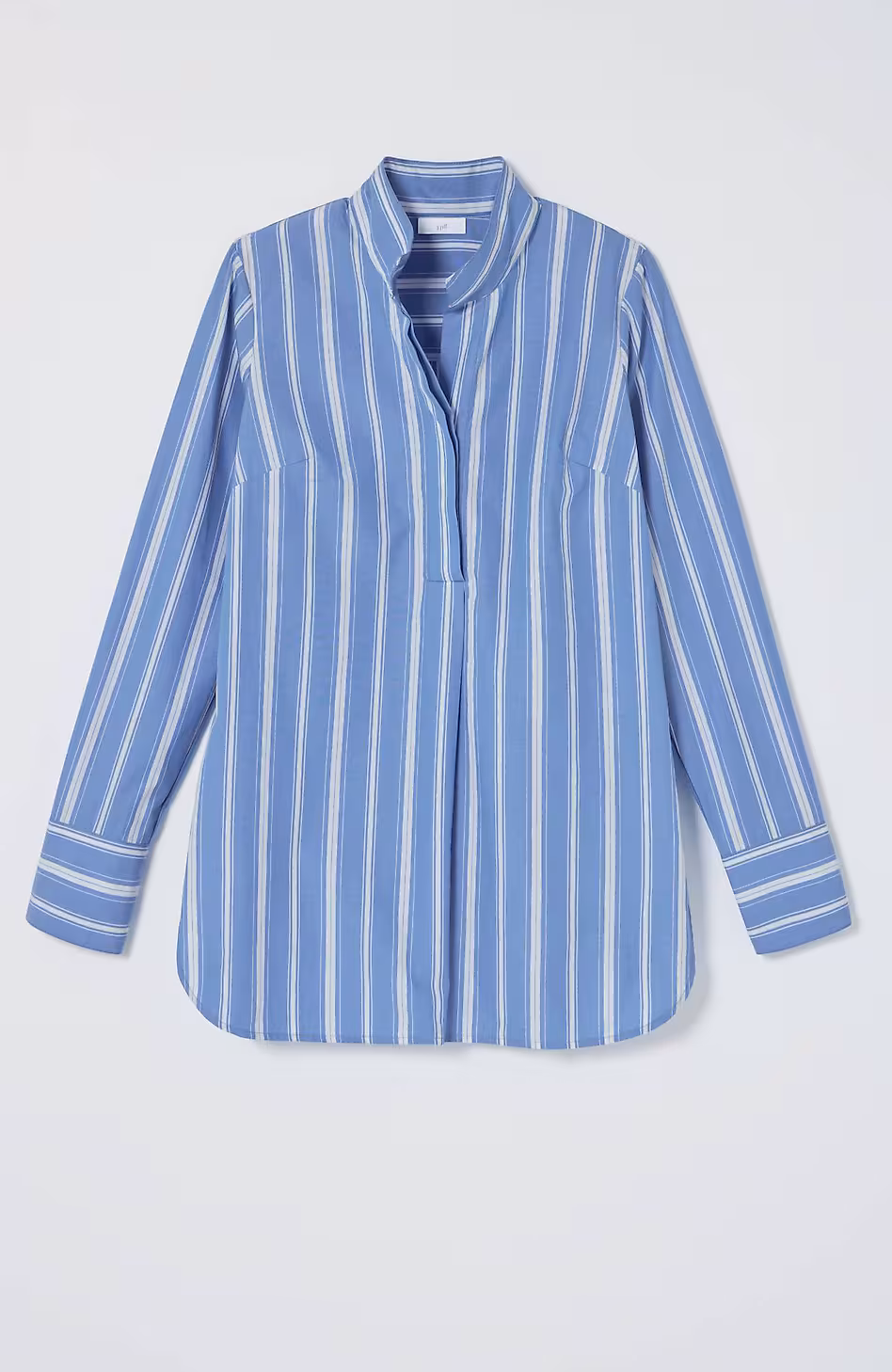 Cotton Stand-Collar Tunic