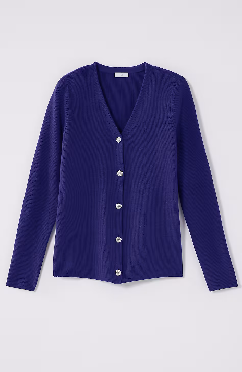 Bejeweled Textured Cardi