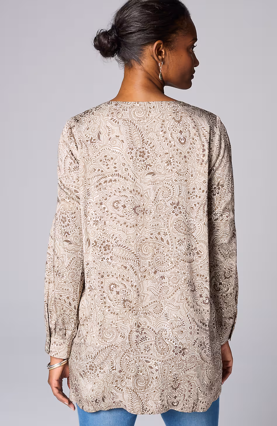 Pure Jill Double-Button Tunic