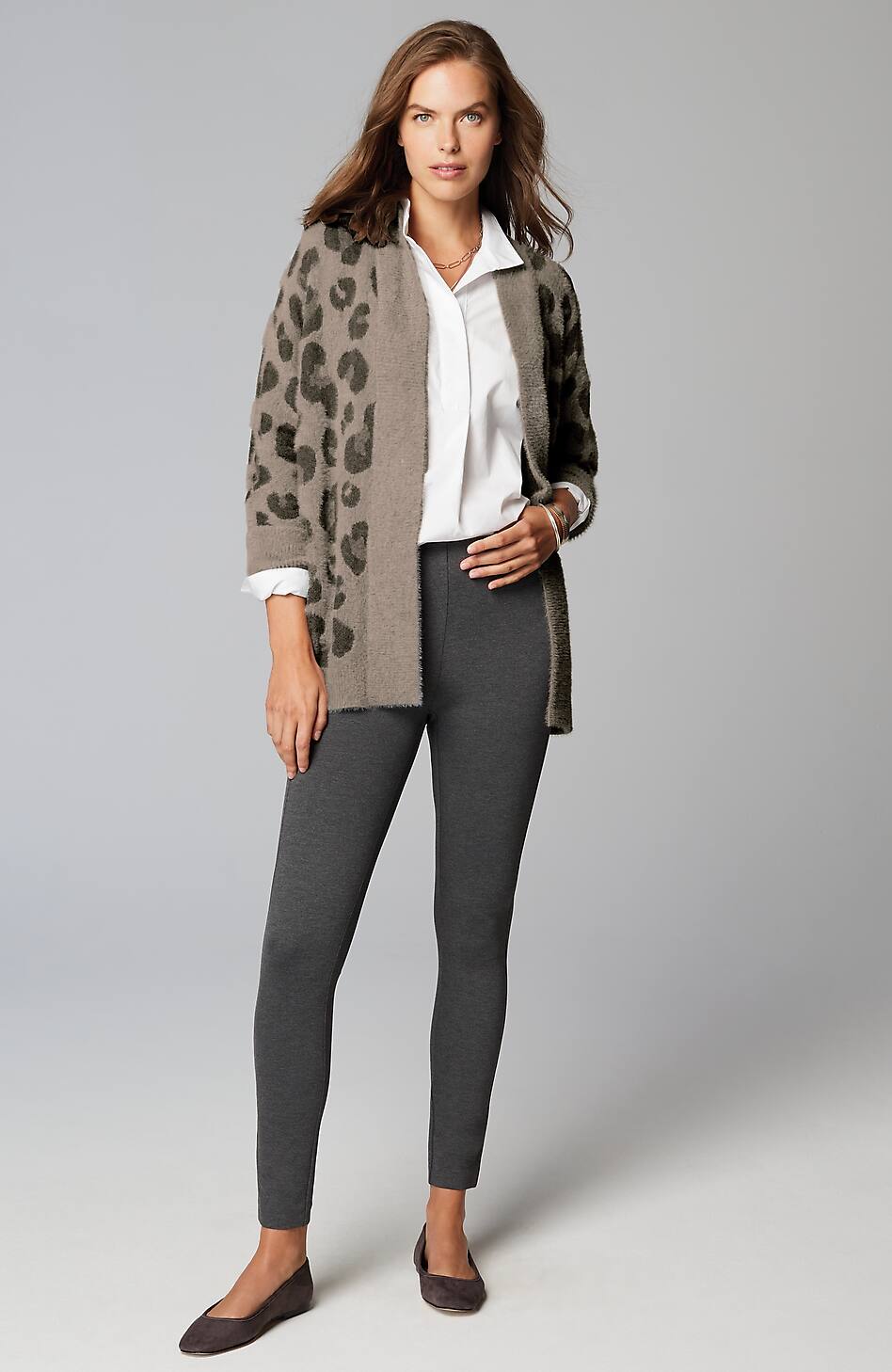 Leopard-Pattern Cardi
