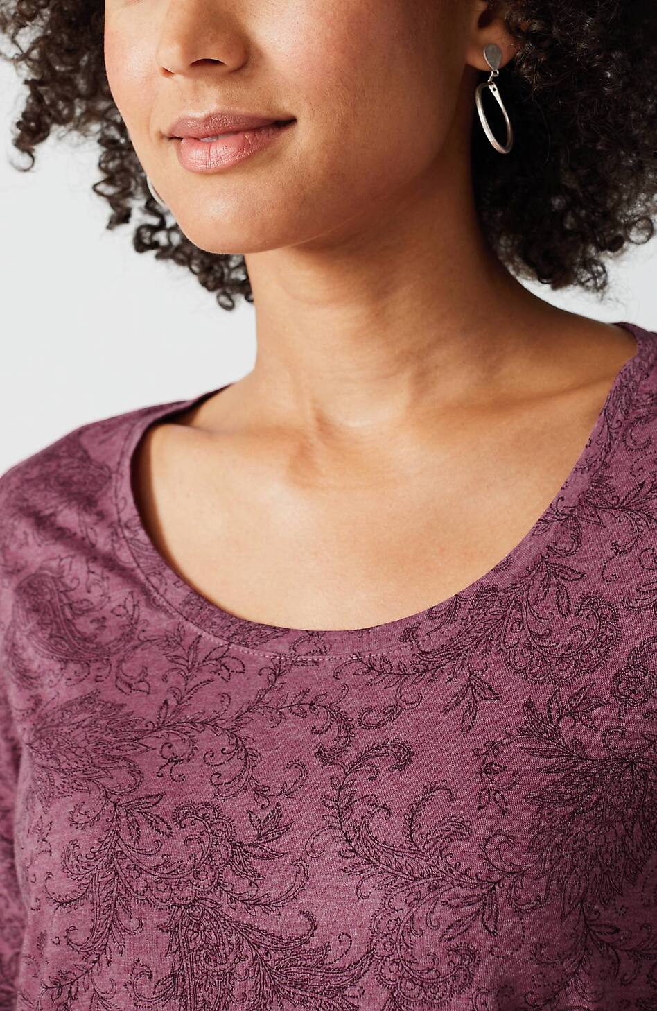 Pure Jill Ballet-Sleeve Tunic