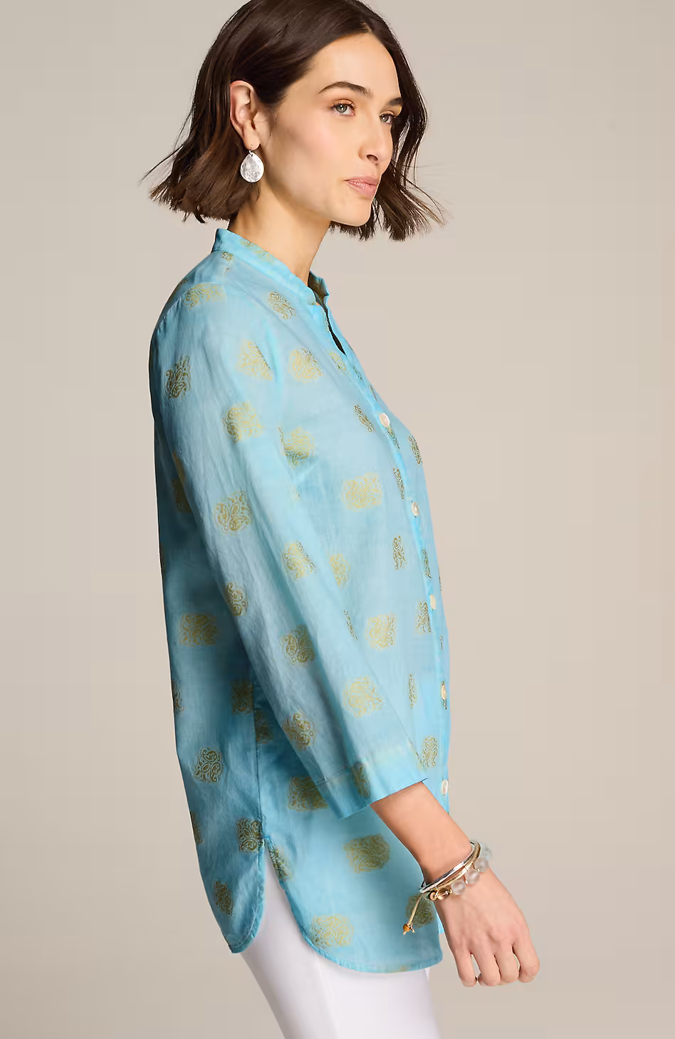 Pure Jill Jacquard Tunic