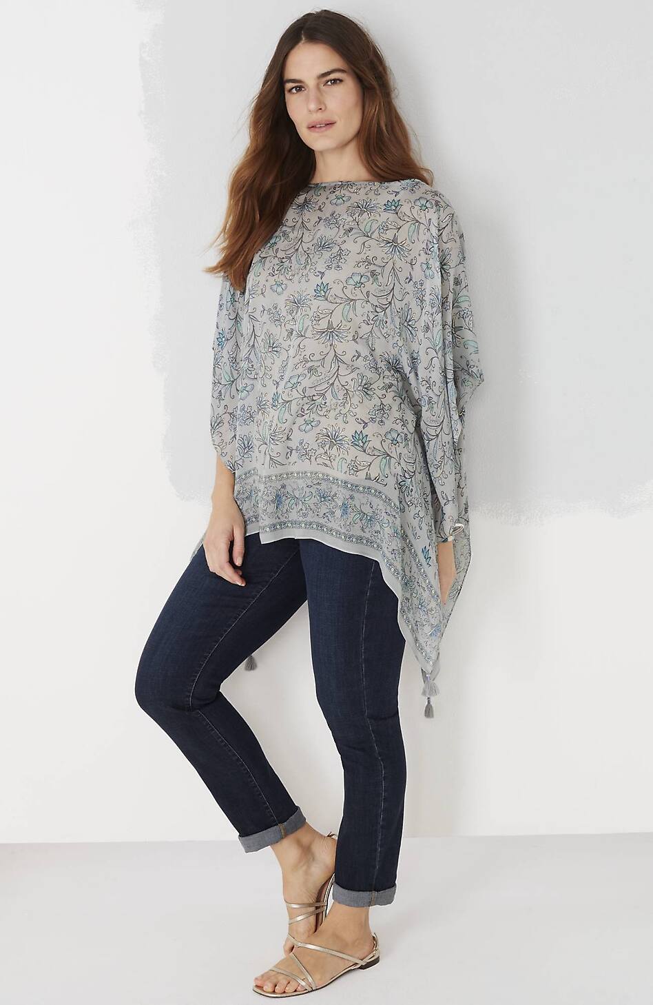 Soft Printed Poncho