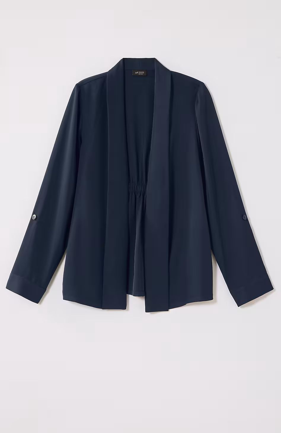 Wearever Easy-Care Drape-Front Jacket