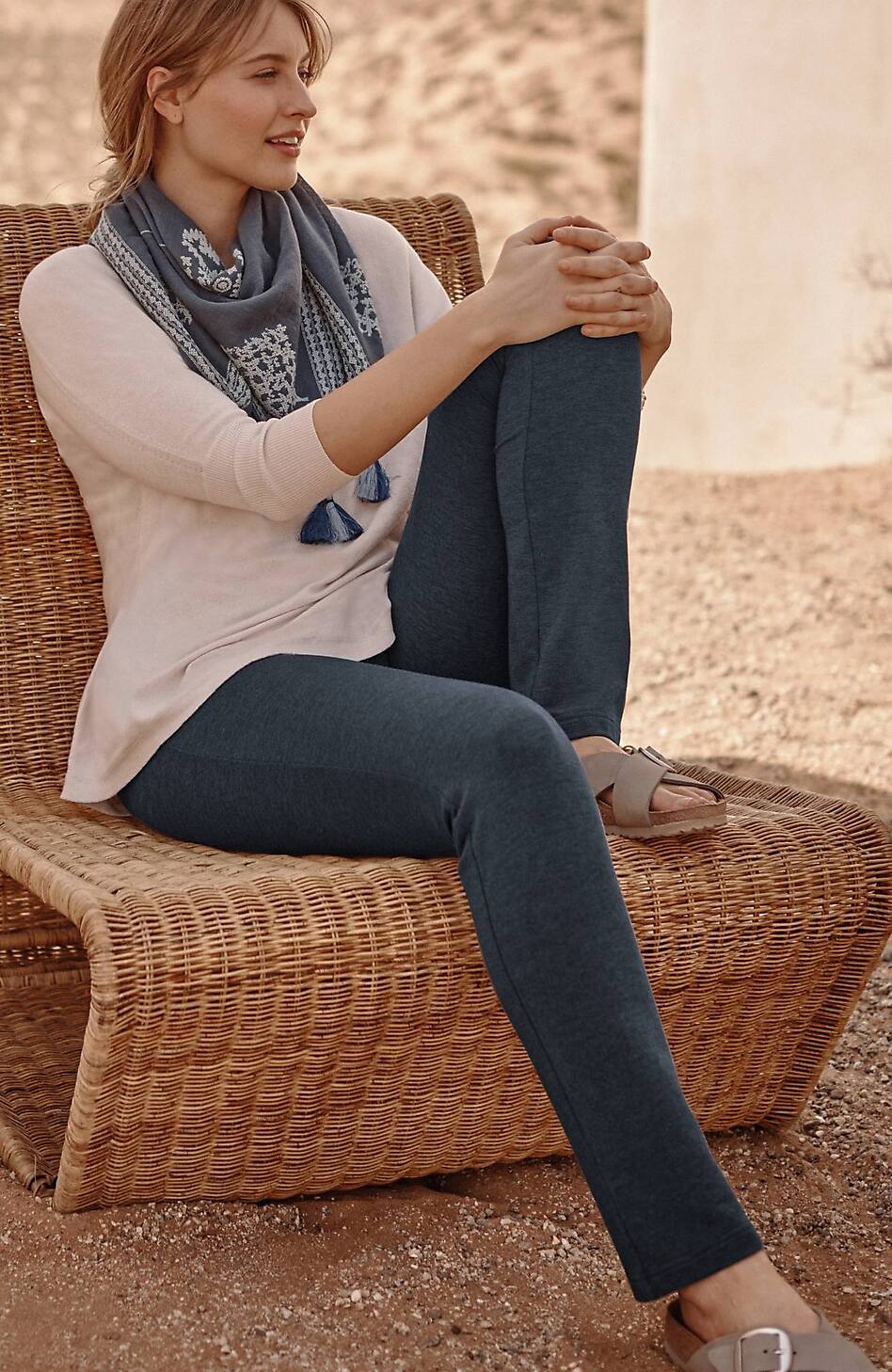 Pure Jill Affinity Slim-Leg Pants