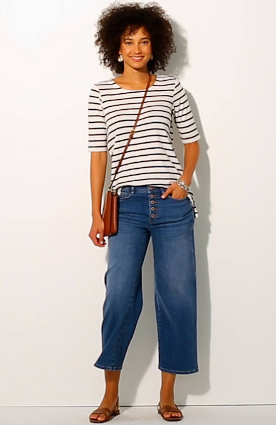 High-Rise Button-Fly Jeans