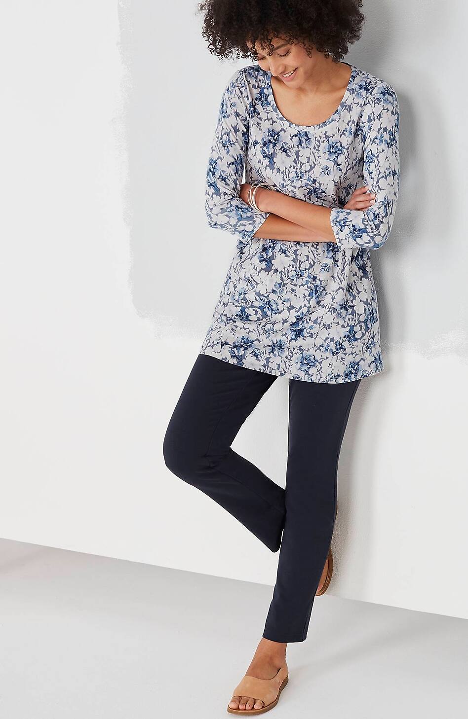 Pure Jill Ballet-Sleeve Tunic