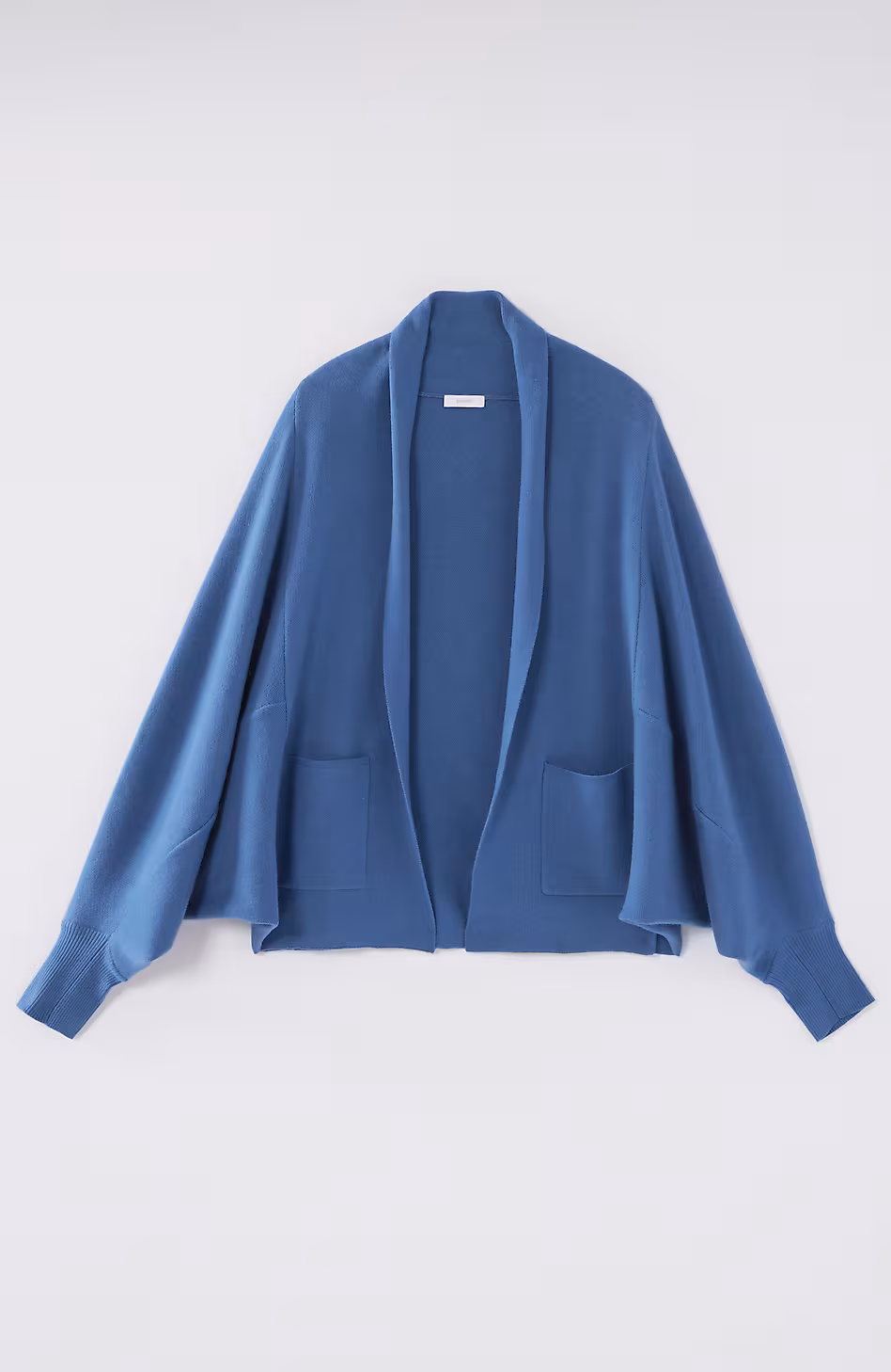 Pure Jill Double-Knit Dolman-Sleeve Cardi