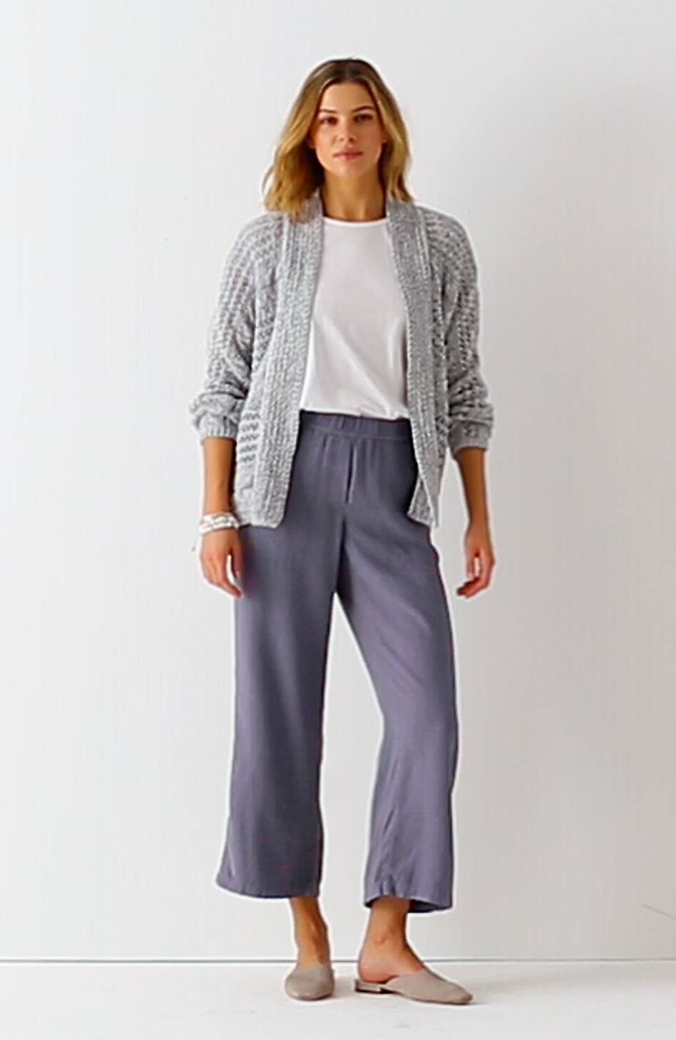 Pure Jill Open-Texture Cardi