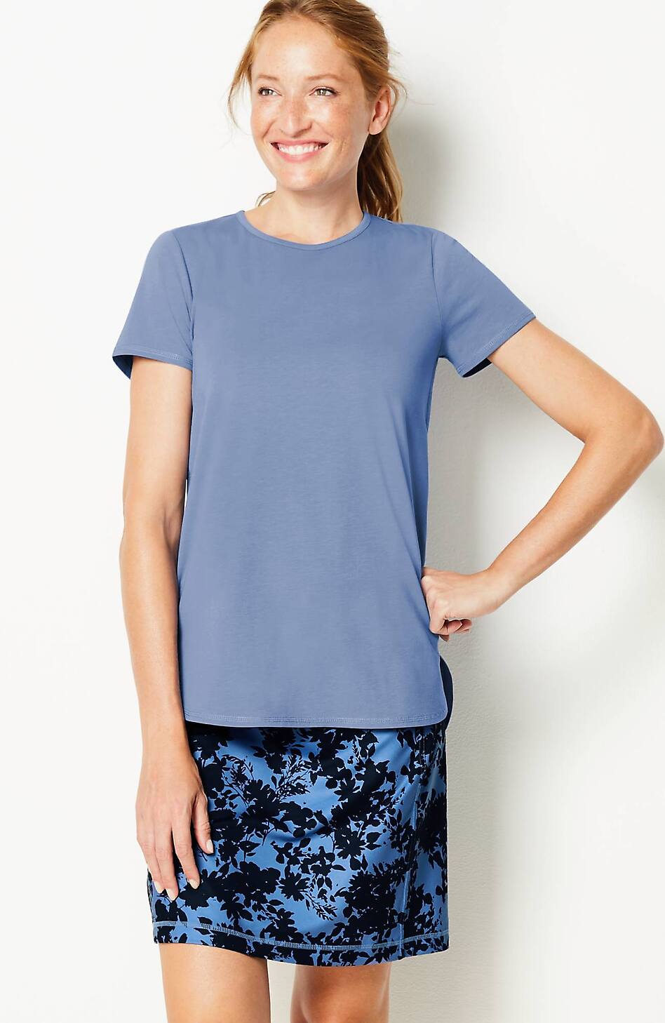 Fit Progress Shirttail Tee