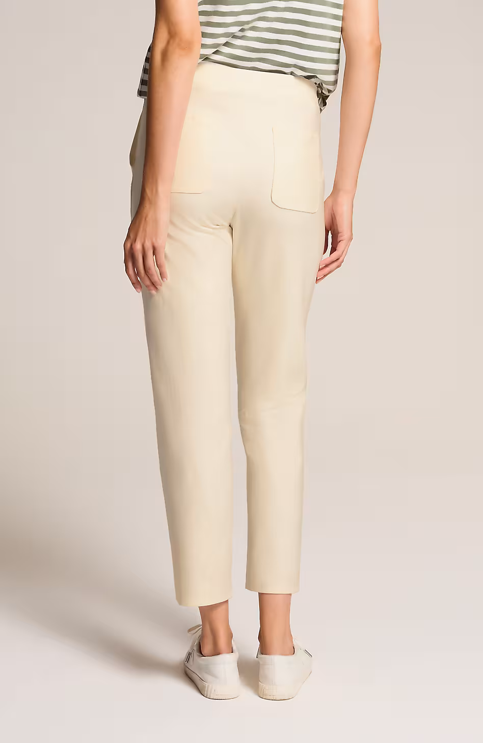 Fit Patch-Pocket Slim-Leg Pants