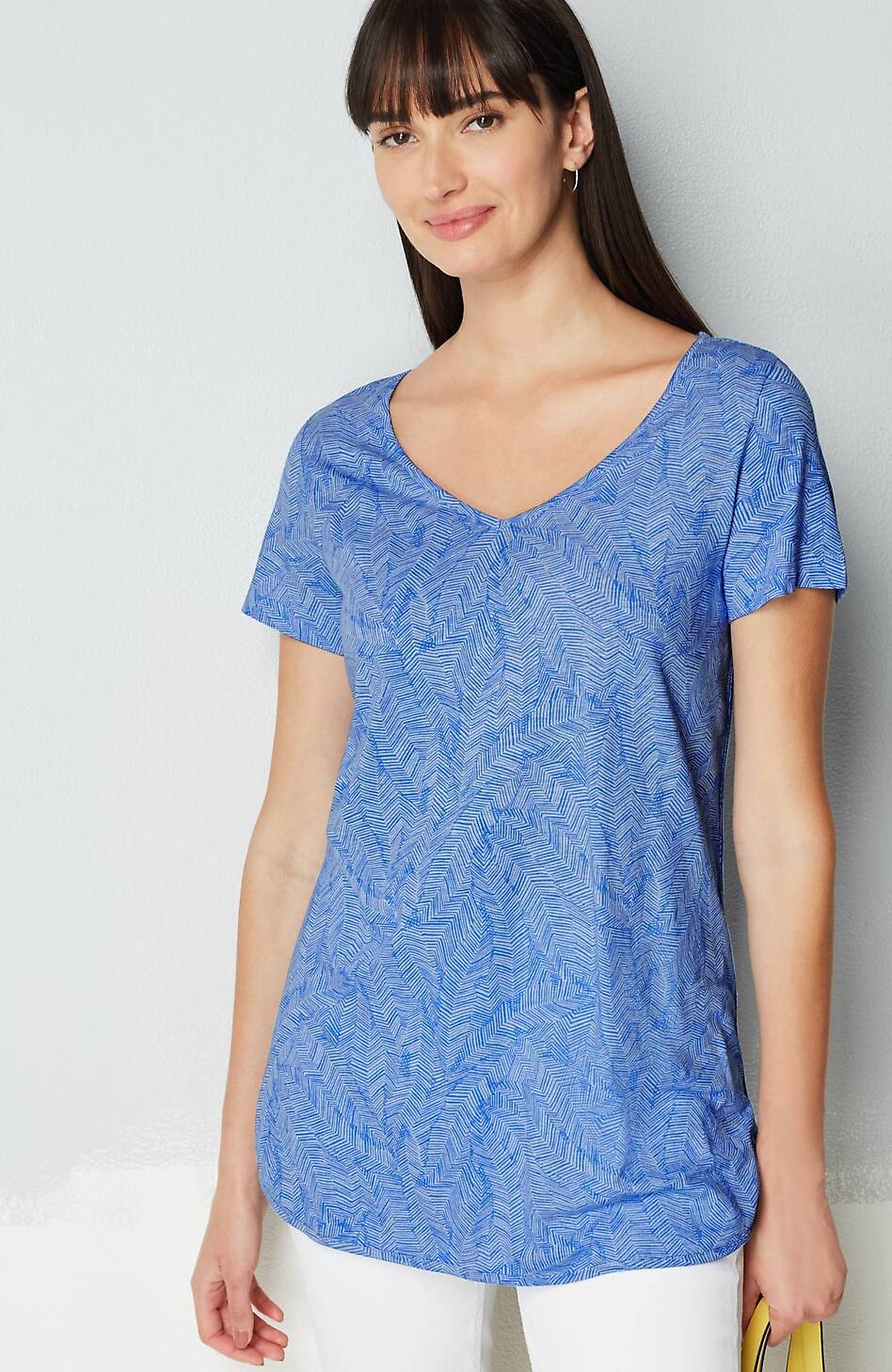 Cotton And Tencel™ Modal Shirttail Tunic