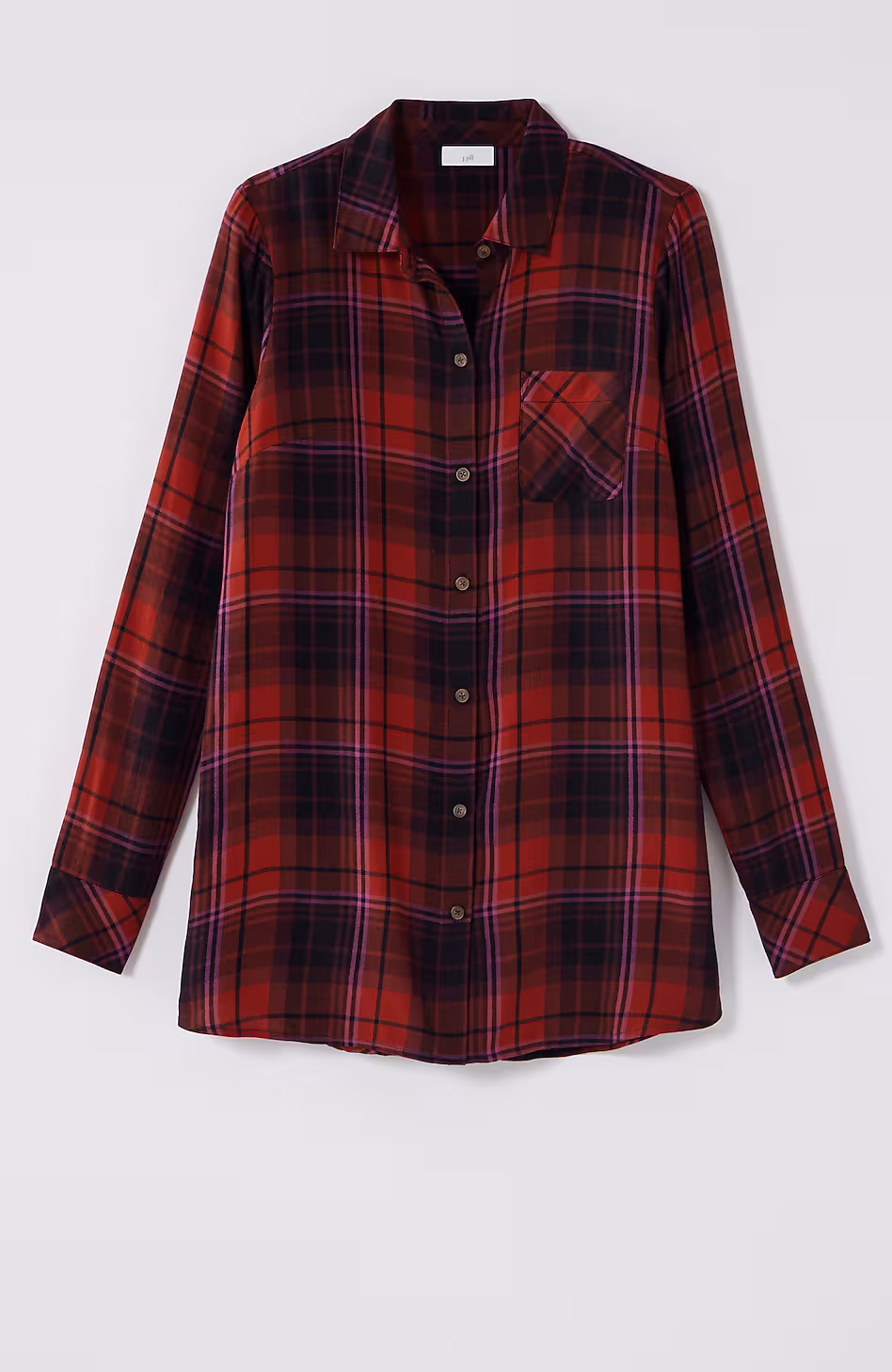Soft Plaid Tunic