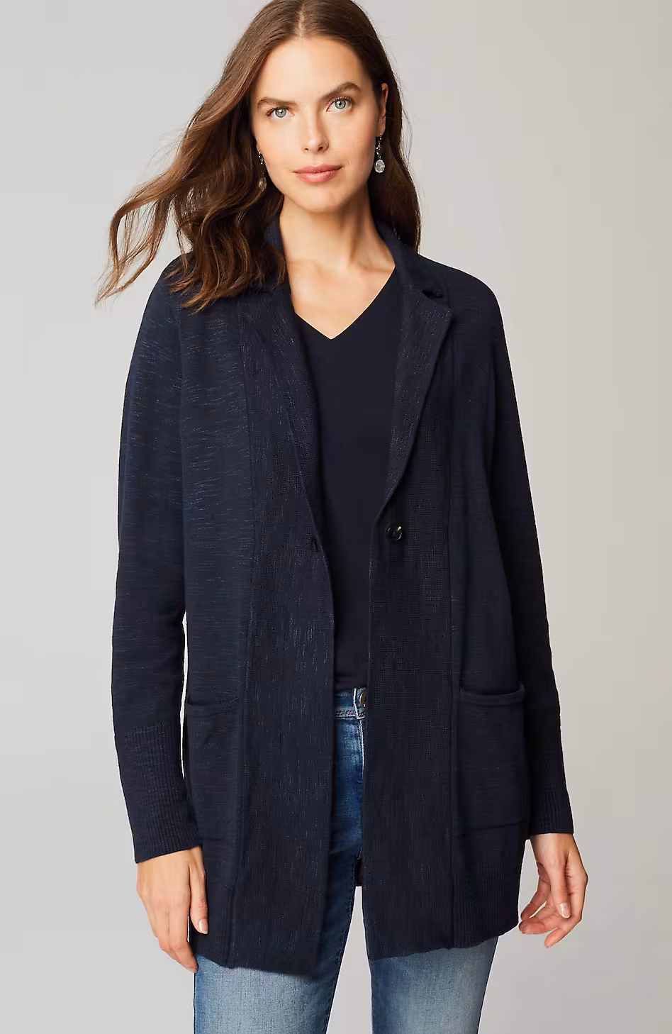 Textured Sweater-Jacket