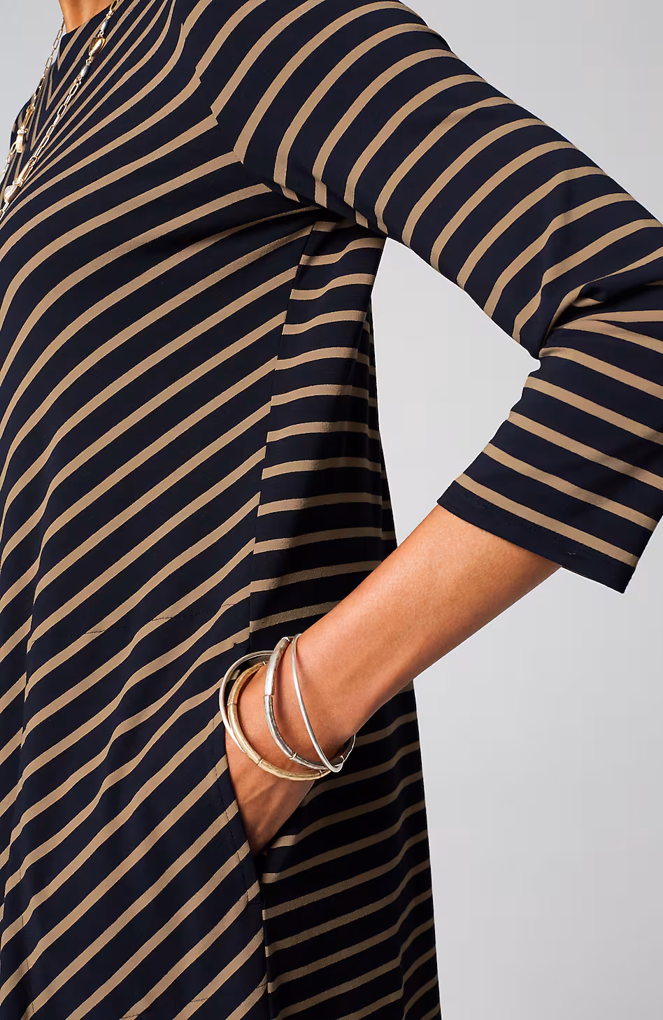 Wearever Knit Pleat-Back Dress