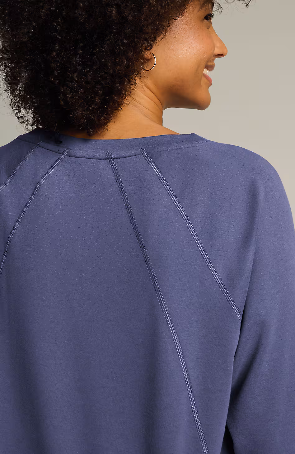 Brushed Soft-Luxe Seamed Top