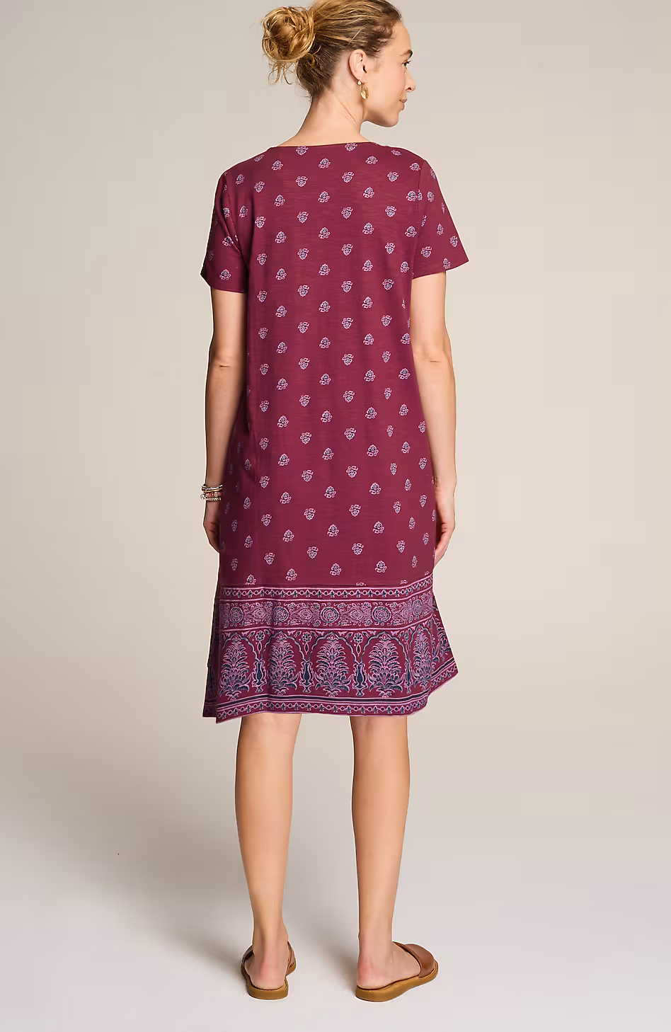 Pure Jill Slub-Knit Dress