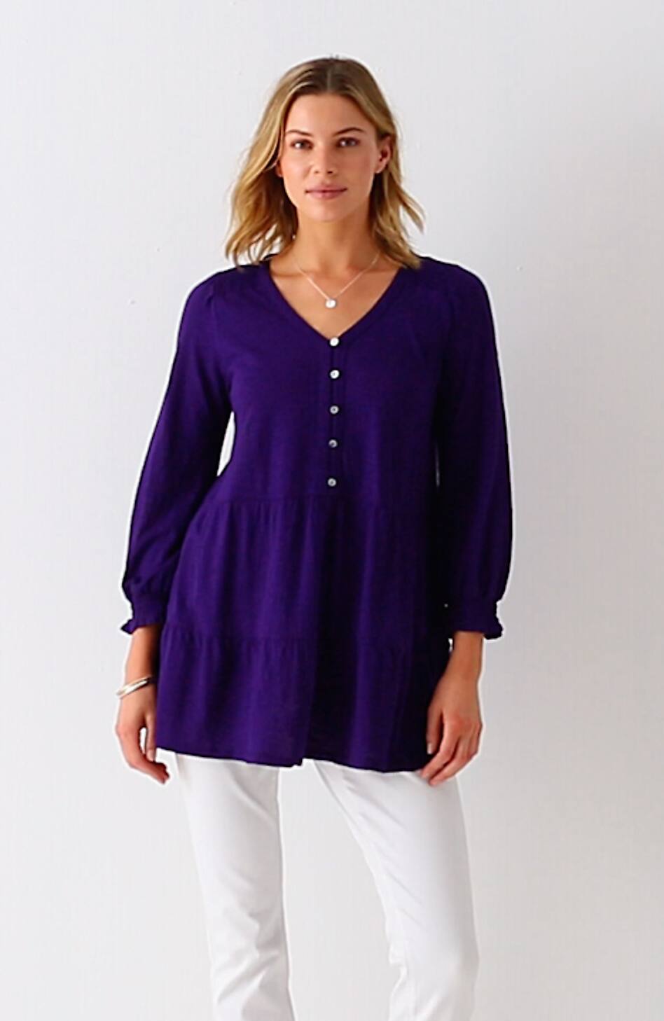 Smocked & Tiered Tunic