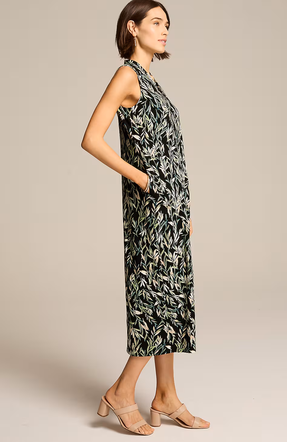 Wearever V-Neck Midi Dress