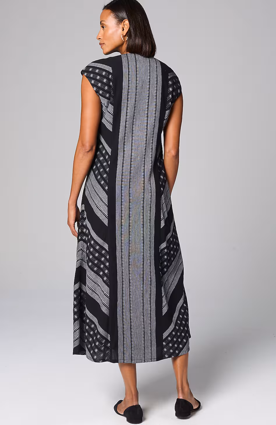 Pure Jill Yarn-Dyed Dobby Maxi Dress