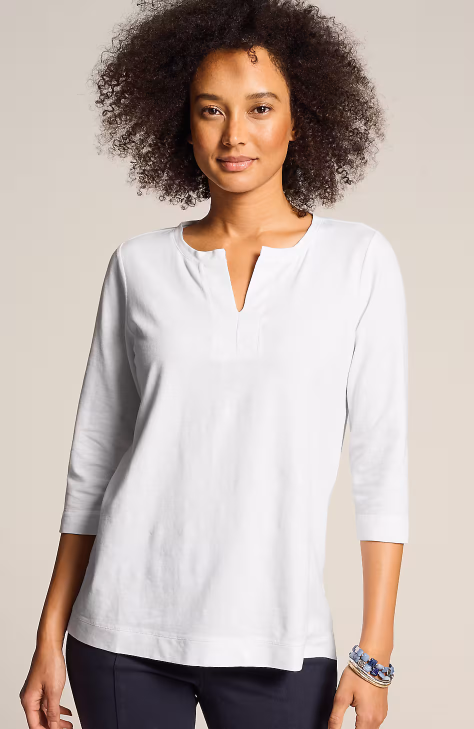 Terry-Slub Tunic