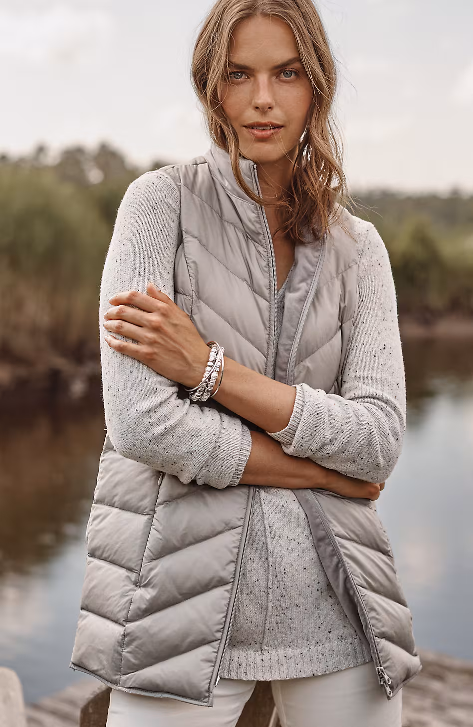 Side-Zip Down Puffer Vest