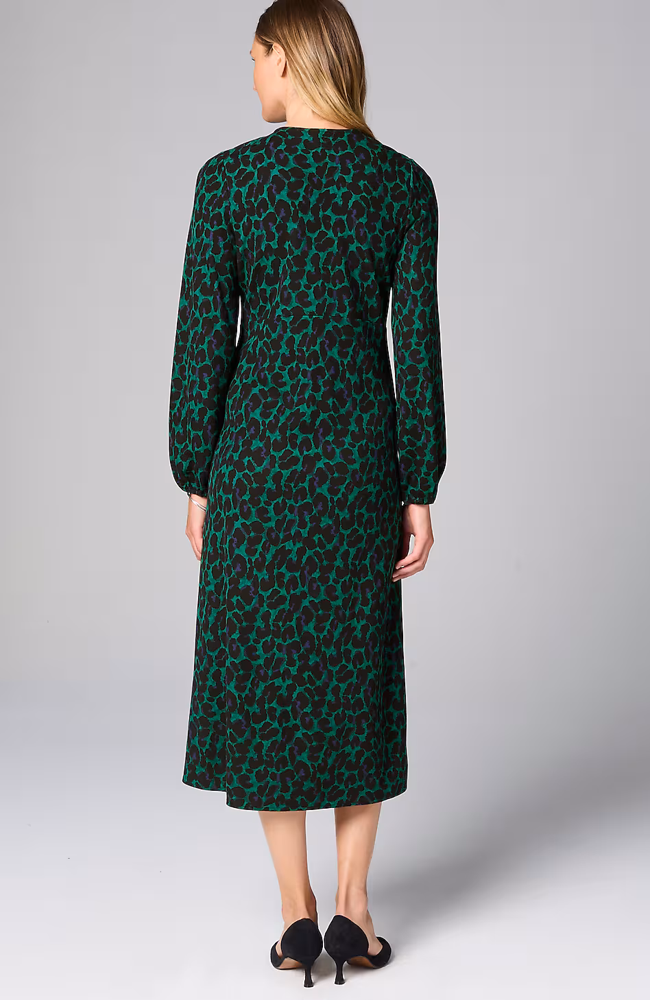 Lightweight Ponte Knit Midi Dress