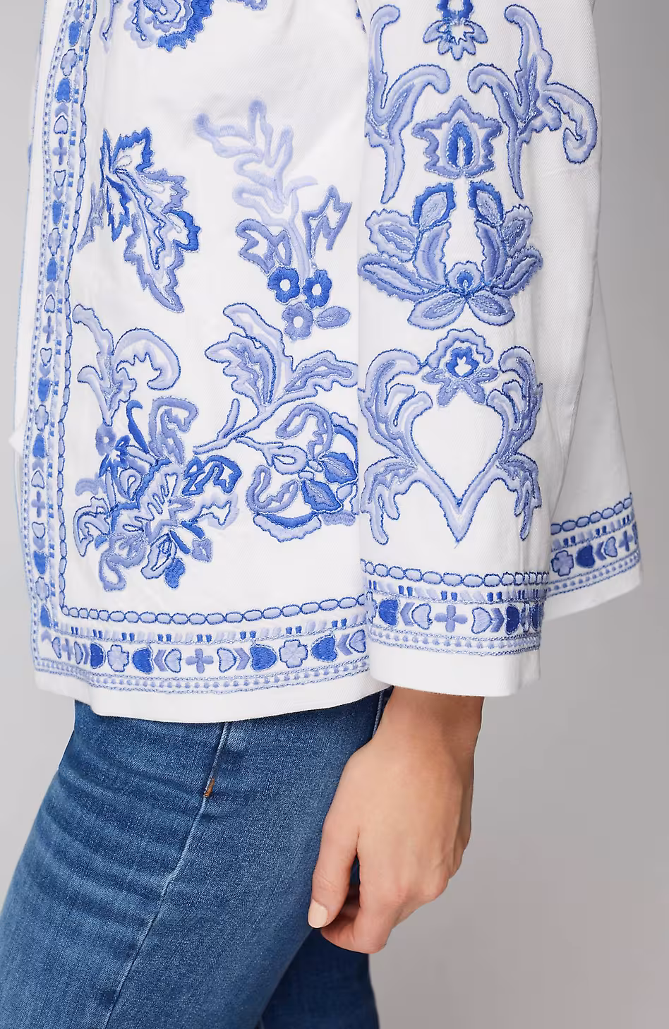 Lightweight Embroidered Jacket