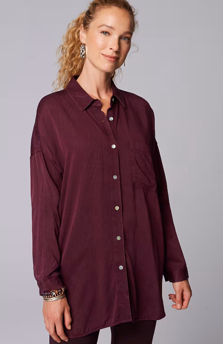 Pure Jill Lava-Dyed Tunic