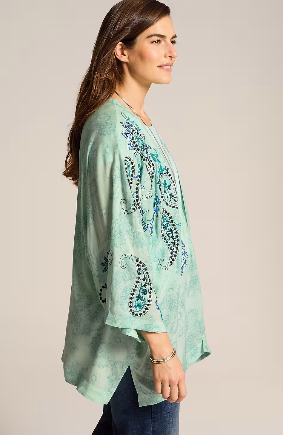 Blossoming Paisley Soft Jacket