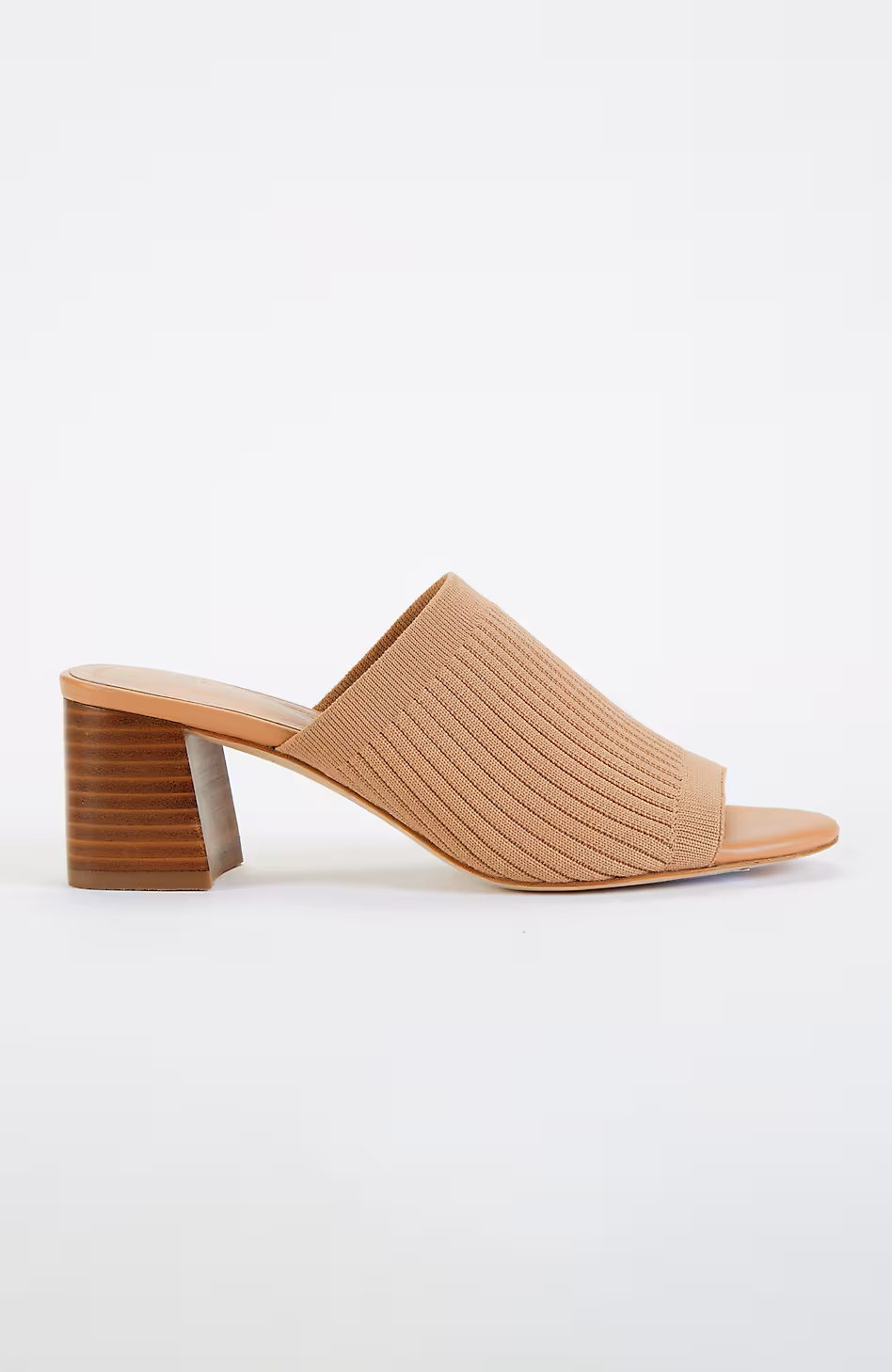 Rory Ribbed Block Heels