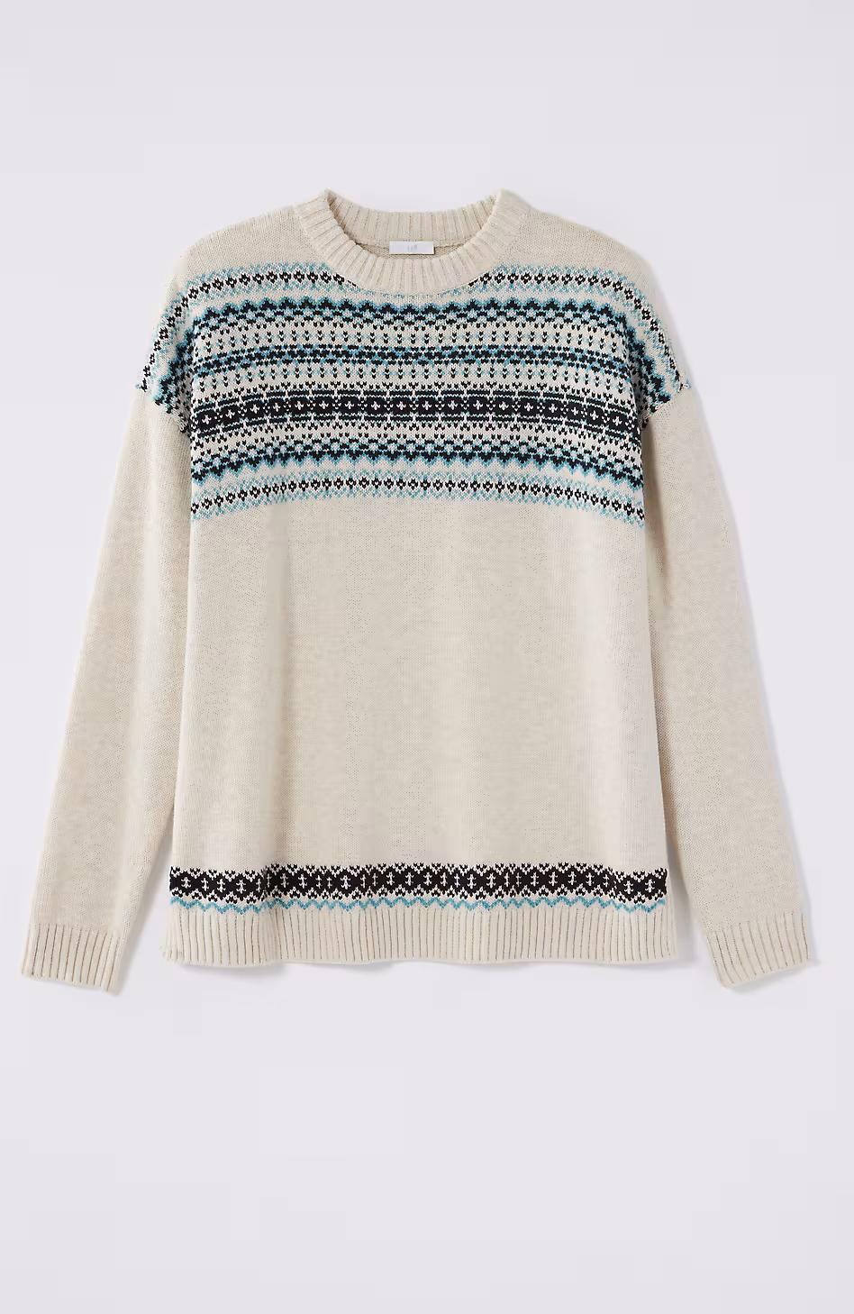 Relaxed Fair Isle Sweater