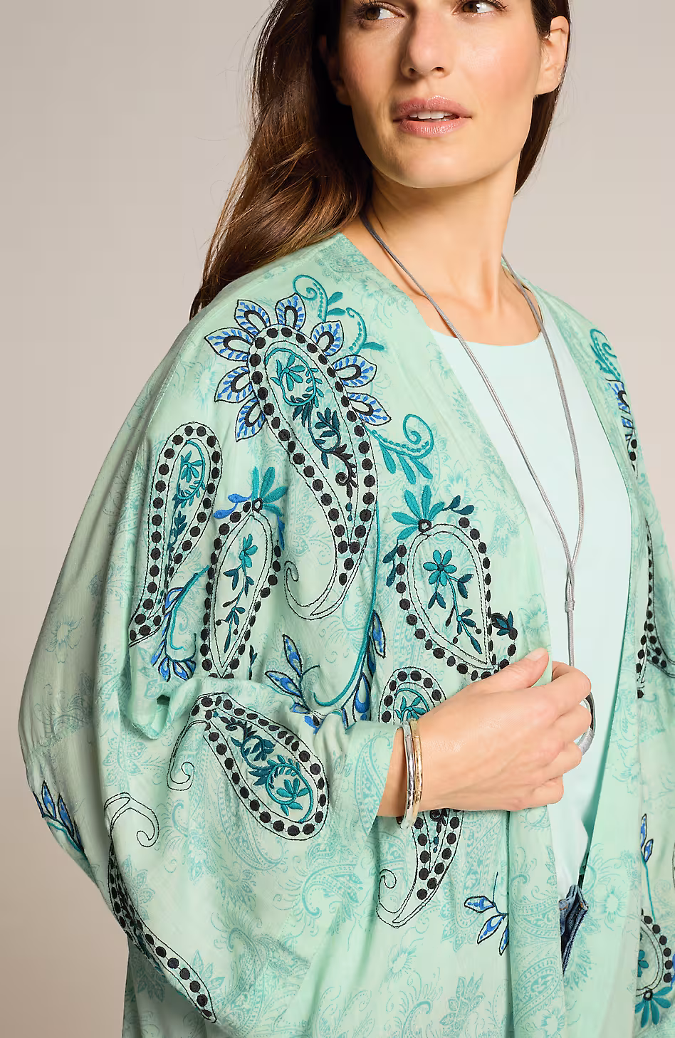 Blossoming Paisley Soft Jacket