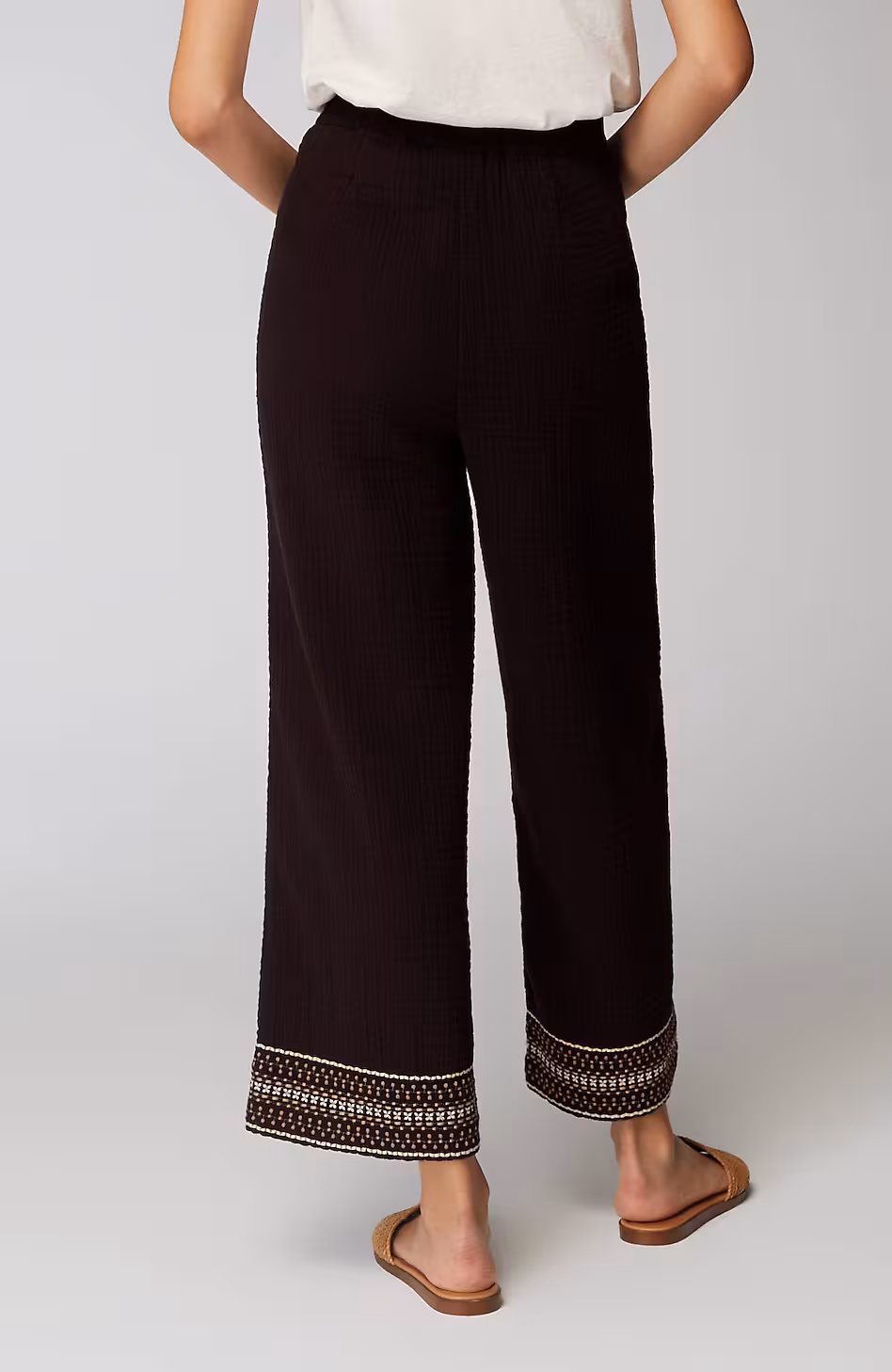 Pure Jill Relaxed Cropped Pants