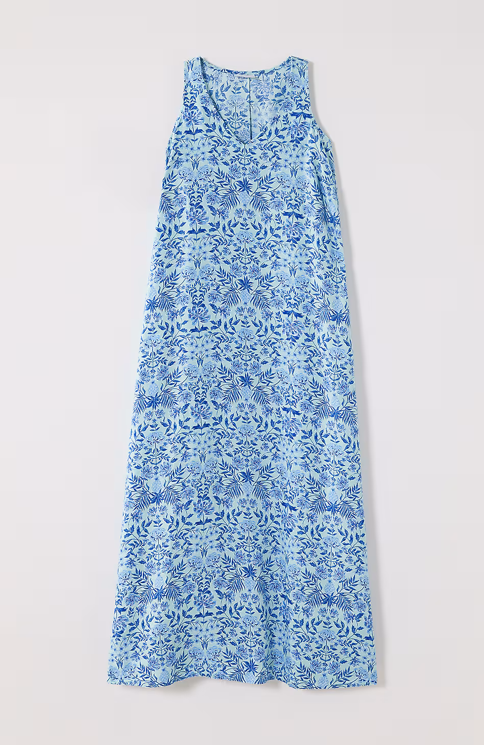 Sleeveless V-Neck Maxi Dress