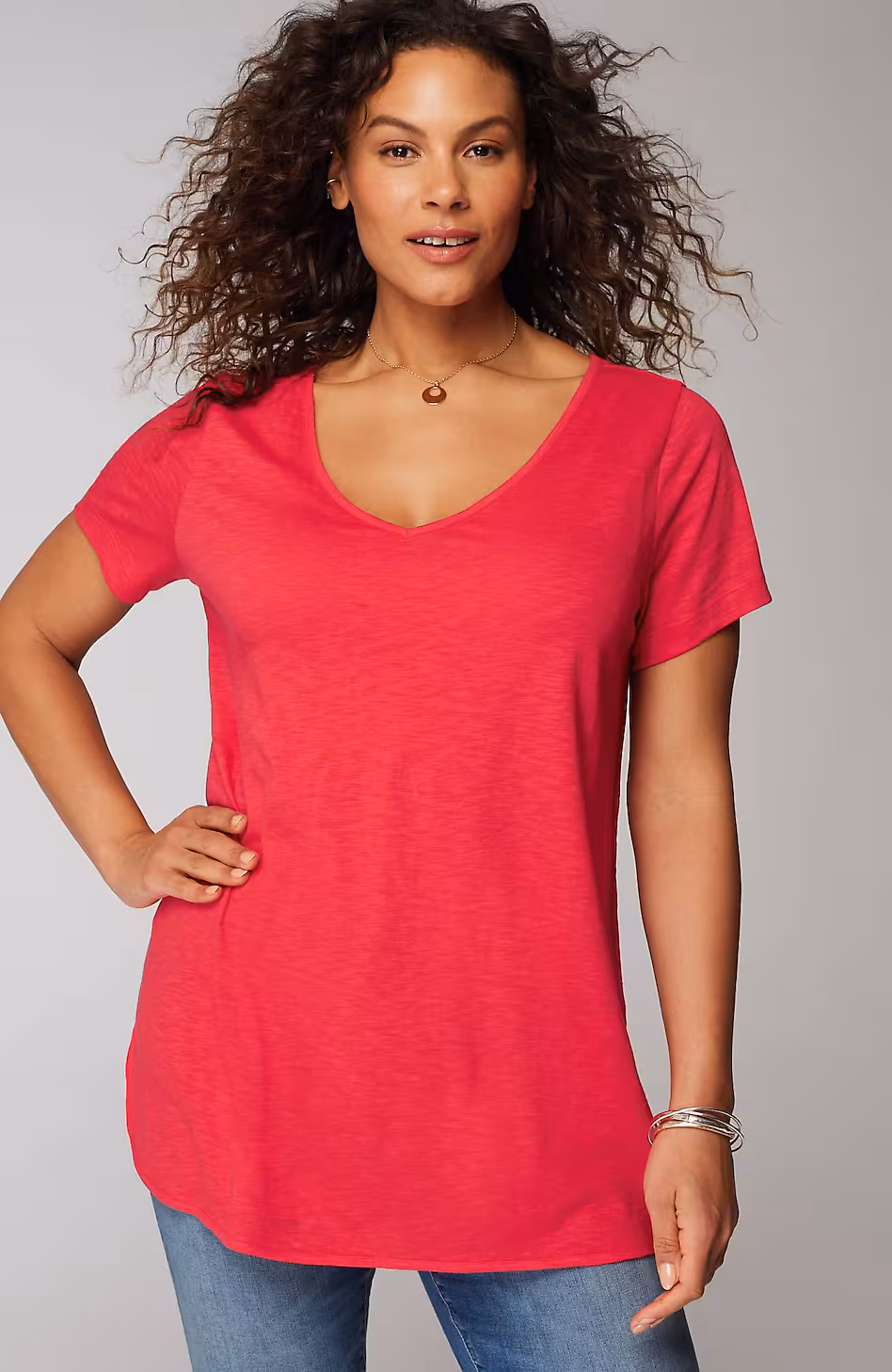 Cotton And Tencel™ Modal Shirttail Tunic