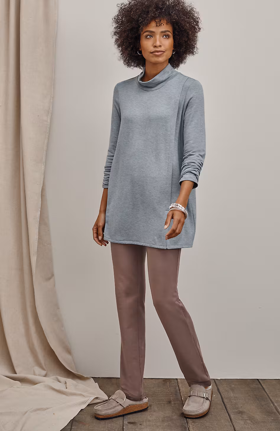 Pure Jill Affinity Slim-Leg Pants