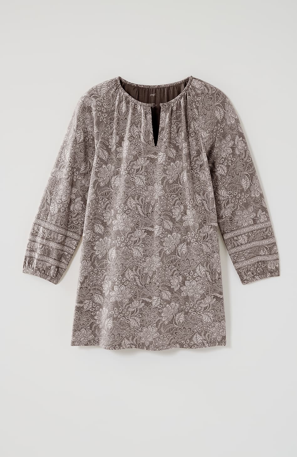 Pure Jill Soft-Sleeve Printed Tunic